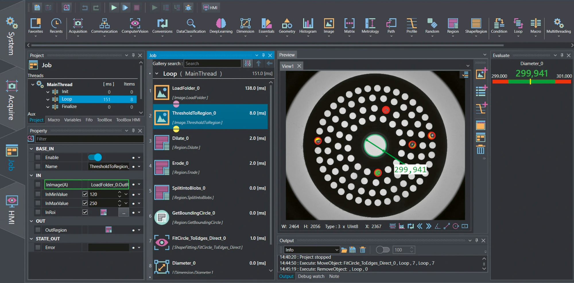 Job management UI
