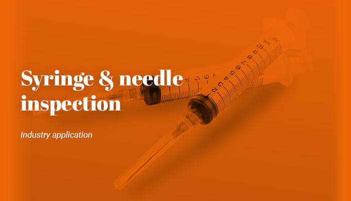 Main syringe needle inspection