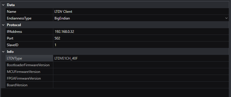 OEVIS LTDVE Settings 2