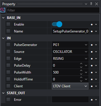 OEVIS Setup Pulse Generator