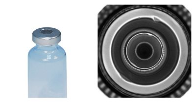 Inspection of a pharmaceutical vial for the identification of surface defects and dents