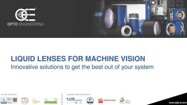 Opto Engineering gave a speech at the Vision Expert Huddles during Automatica 2023 in Munich. Liquid lenses for machine vision